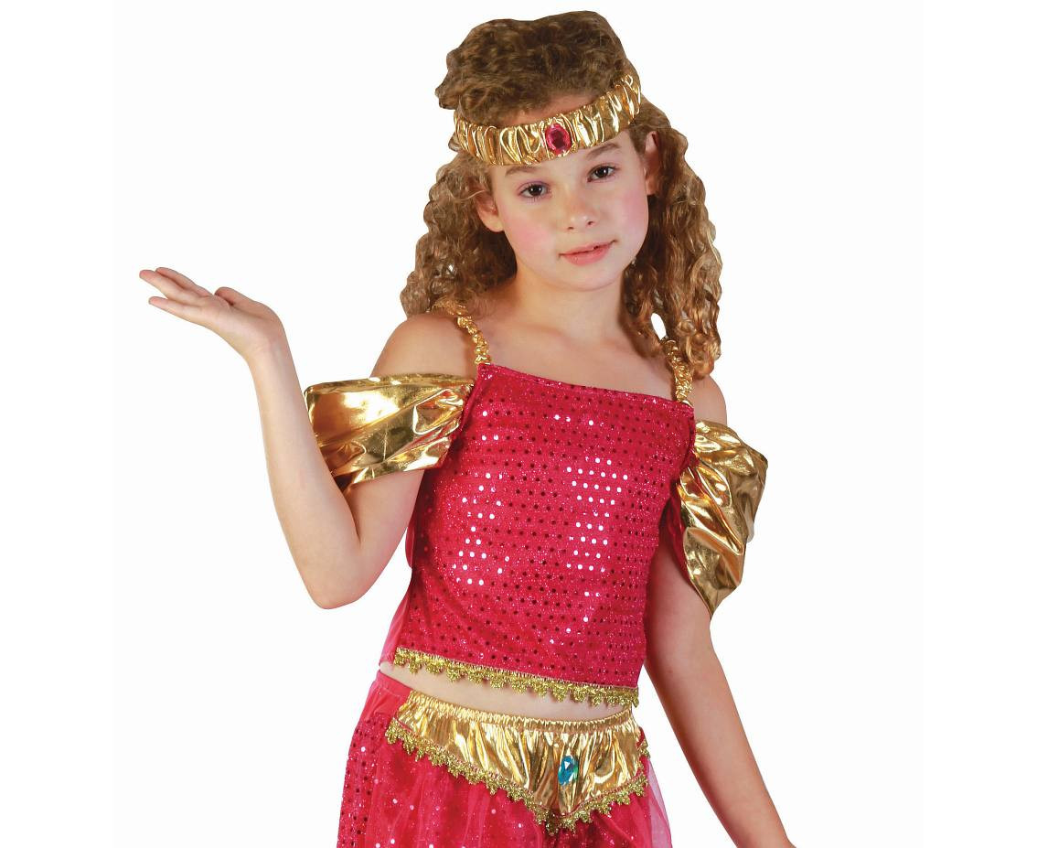 Role-play set for kids Belly Dancer (pants, shirt, headband), size 110/120 cm